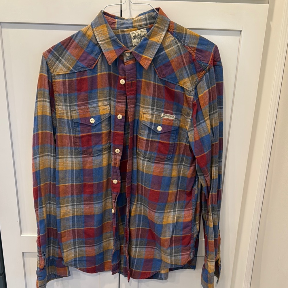 Lucky Men's Plaid Shirt - Multicolor